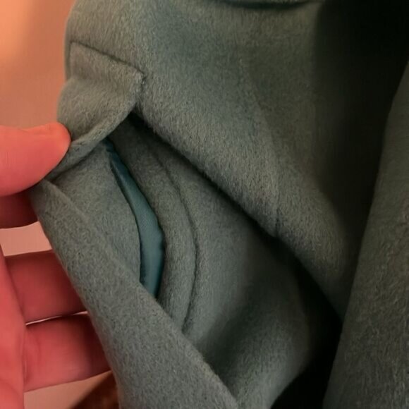 Talbots Blue Wool Blend Jacket Contemporary Business Casual Feminine Work - Picture 9 of 13